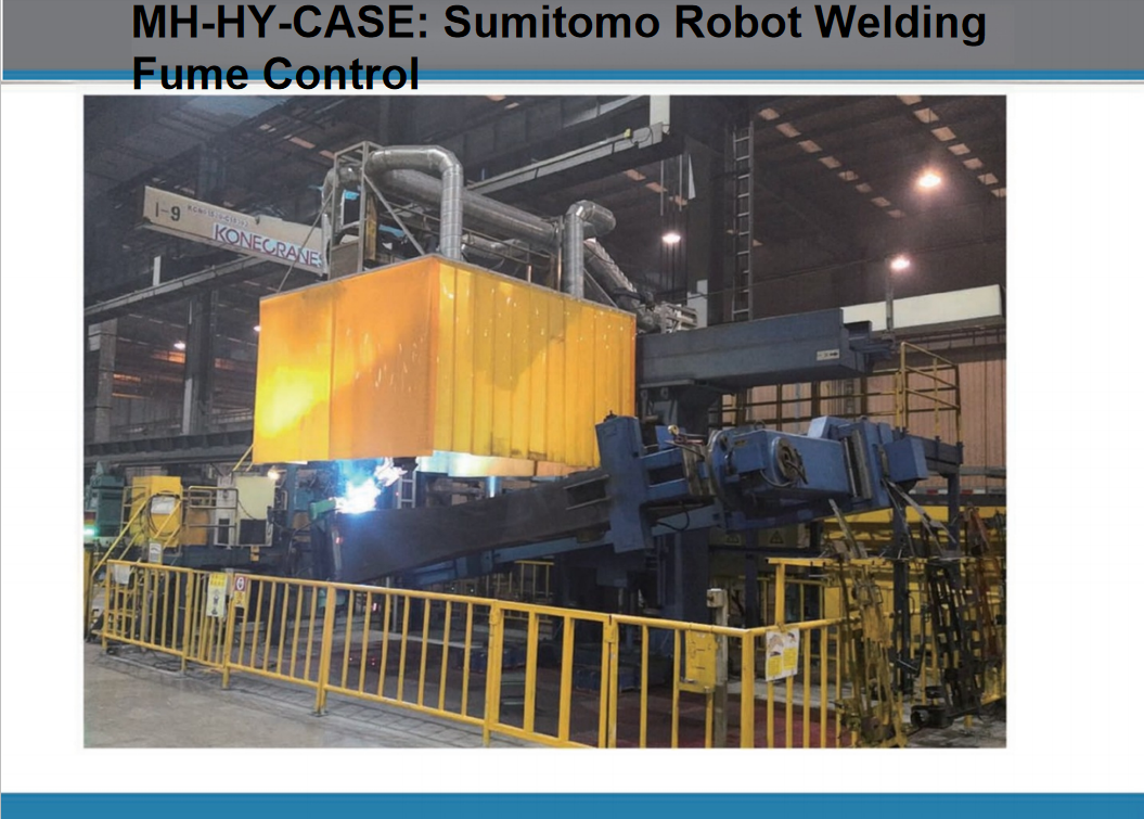 MH-HY CASE Sumitomo Robot Welding Fume Treatmet